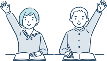 生徒のイラスト
